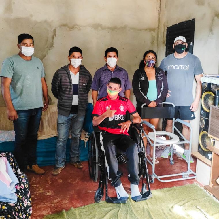 Prefeitura de Nioaque entrega equipamentos ortopédicos nas comunidades indígenas 