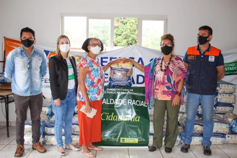 Nioaque realiza a 2ª Etapa da entrega de Cestas de Alimentação para as Comunidades Quilombolas 