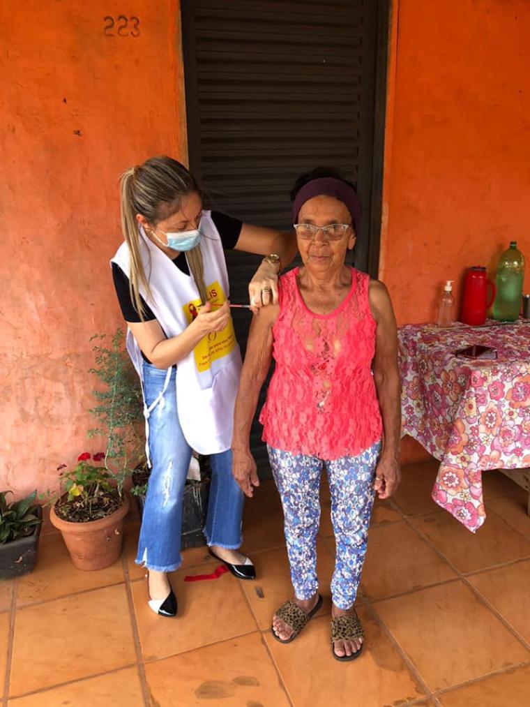 COVID: Prefeitura de Nioaque realiza vacinação da 3ª dose em idosos 
