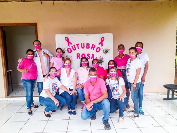 Imagem 2142 - Prefeitura de Nioaque realiza Campanha Outubro Rosa no Assentamento Uirapuru 