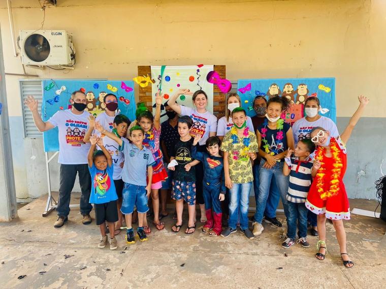Prefeitura de Nioaque realiza baile de carnaval para as crianças do SCFV