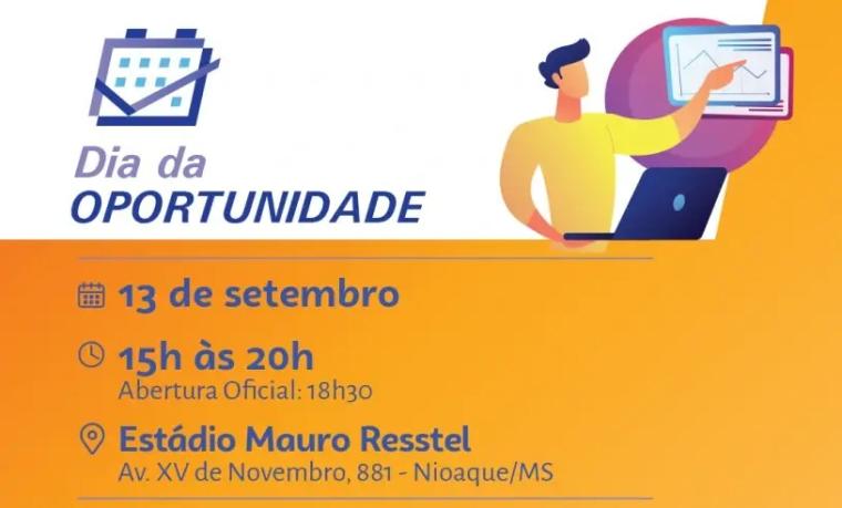 Com capacitações gratuitas, Sebrae/MS e Prefeitura Municipal promovem Dia da Oportunidade em Nioaque