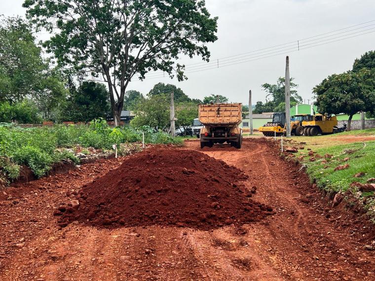 Obras de Pavimentação transformarão a Rua Prefeito Souza Rangel em Nioaque