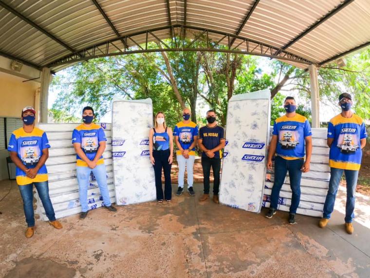 Parcerias: Móveis Gazin de Nioaque doa 25 colchões para as famílias afetadas pelas chuvas
